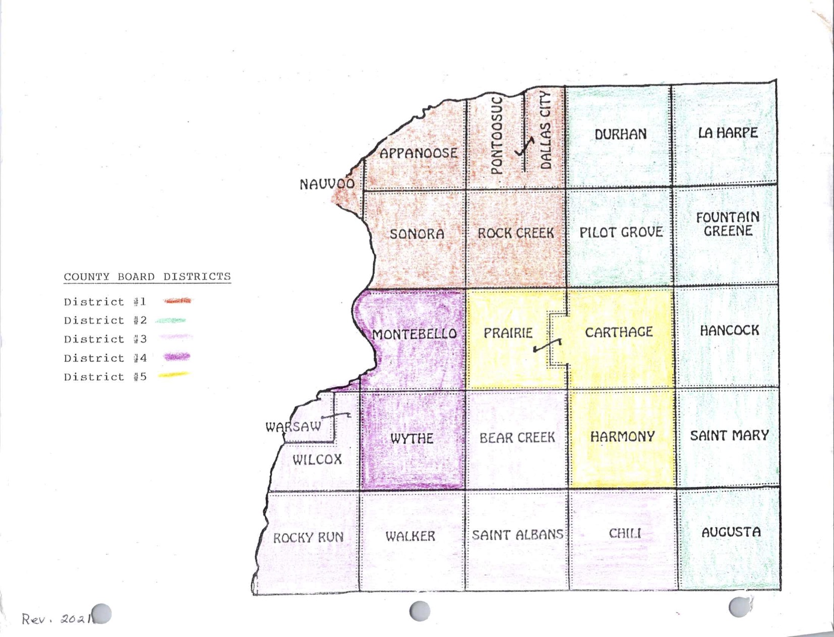 County Board District Map